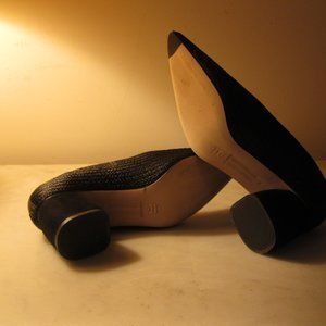 MIISTA LONDON, Black, Chunky Heeled Pumps